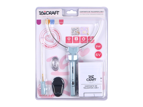 KIT CORTADOR DE ESPUMA ELÉCTRICO, 2 EN 1, 9W, IBI CRAFT