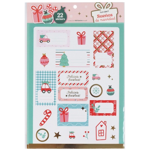 SET DE 22 STICKERS AUTOADHESIVOS IBI CRAFT, COLECCIÓN 