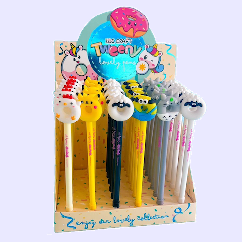 EXHIBIDOR C/36 BOLÍGRAFOS IBI CRAFT TWEENY  