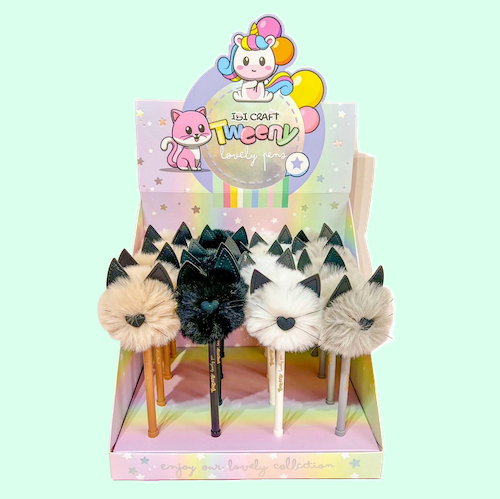 EXHIBIDOR C/16 BOLÍGRAFOS IBI CRAFT TWEENY 