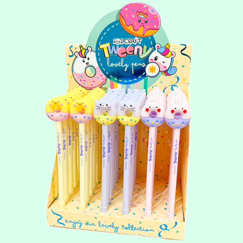 EXHIBIDOR C/36 BOLÍGRAFOS IBI CRAFT TWEENY 