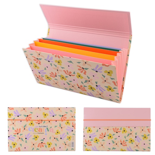 CARPETA IBI CRAFT PORTA DOCUMENTOS, C/6 DIVISIONES, 145x220mm, COLECCIÓN 