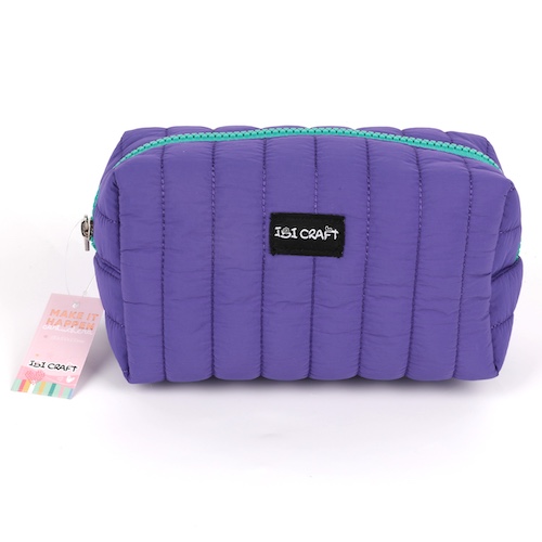 CARTUCHERA IBI CRAFT, 19,0x10,0x10,0 cms, CIERRE METÁLICO, LILA