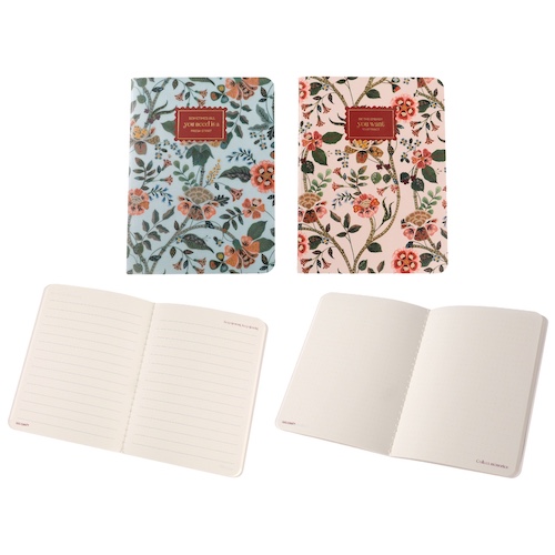SET CUADERNOS IBI CRAFT, 2 PIEZAS, T. FLEX, A6, (RAYADO + PUNTEADO), HELEN COLLECTION