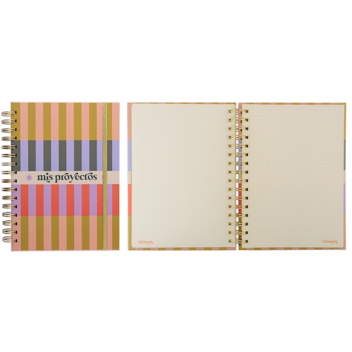 CUADERNO IBI CRAFT, T.DURA, 160x220mm, 80 H.(40L.+40P.), COLEC. CREATIVA - DISEÑO 