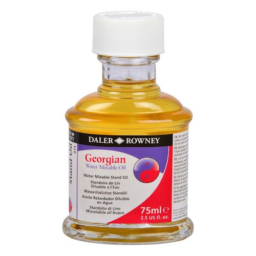 FRASCO DE ACEITE RETARDADOR DILUIBLE EN AGUA DALER ROWNEY GEORGIAN, 75ML