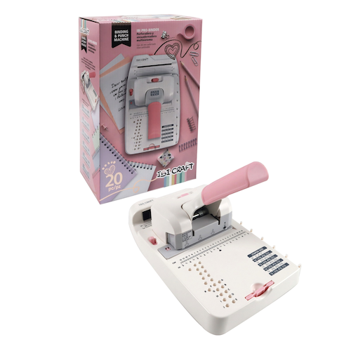 PERFORADORA Y ENCUADERNADORA MULTISISTEMA IBI CRAFT (20 PIEZAS)