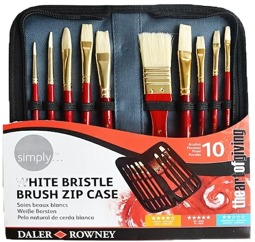 ESTUCHE DE 10 PINCELES DALER ROWNEY 