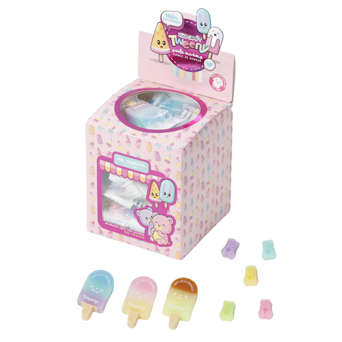 CAJA EXHIBIDORA CON 40 GOMAS IBI CRAFT TWEENY 