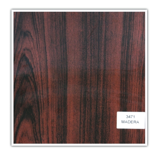PAPEL AUTOADHESIVO OMEGA COLOR MADERA. 45 CM X 10 MTS