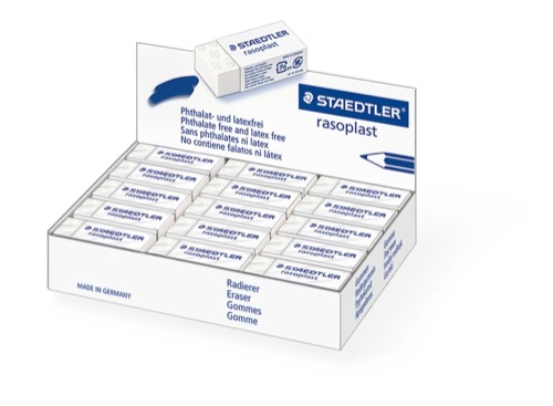 EXHIBIDOR GOMA DE BORRAR STAEDTLER RASOPLAST 526B30