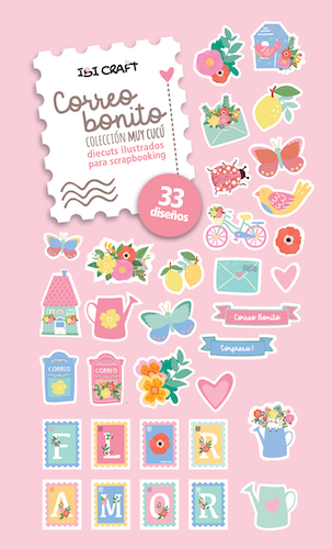 SET DE 33 TROQUELES ILUSTRADOS IBI CRAFT 