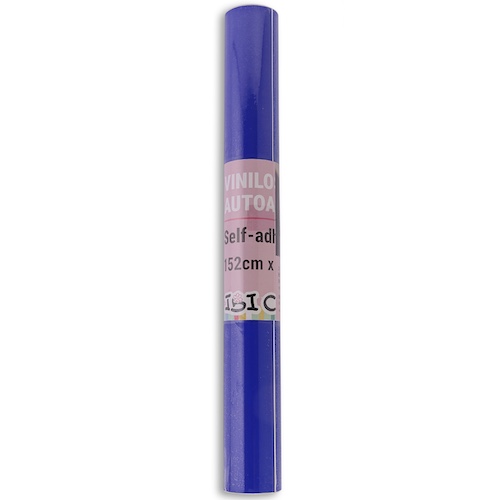 ROLLO DE VINILO AUTOADHESIVO 152 X 30,5 CM IBI CRAFT, AZUL
