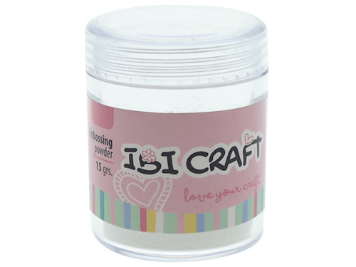 FRASCO DE POLVO PARA GRABADO EN RELIEVE IBI CRAFT, 15grs, BLANCO 400A