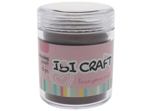 FRASCO DE POLVO PARA GRABADO EN RELIEVE IBI CRAFT, 15grs, MARRÓN 309A