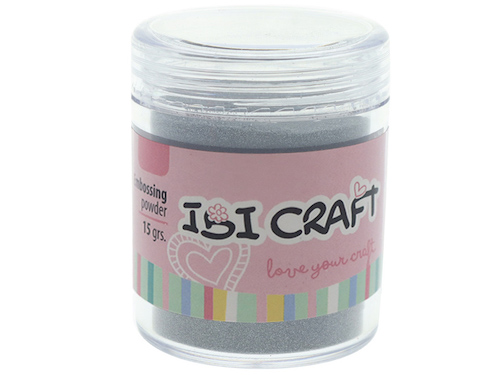 FRASCO DE POLVO PARA GRABADO EN RELIEVE IBI CRAFT, 15grs, PLATA 304A