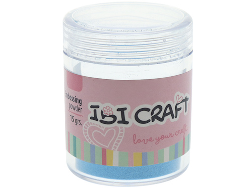 FRASCO DE POLVO PARA GRABADO EN RELIEVE IBI CRAFT, 15grs, AZUL C18