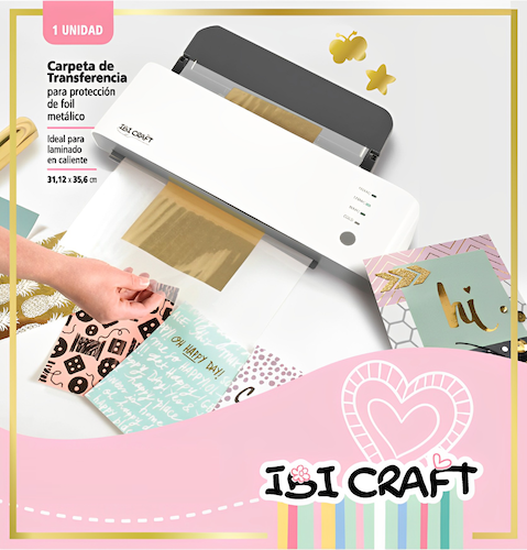 CARPETA PROTECTORA PARA TRANSFERENCIA FOIL IBI CRAFT (31,12x35,6cms)