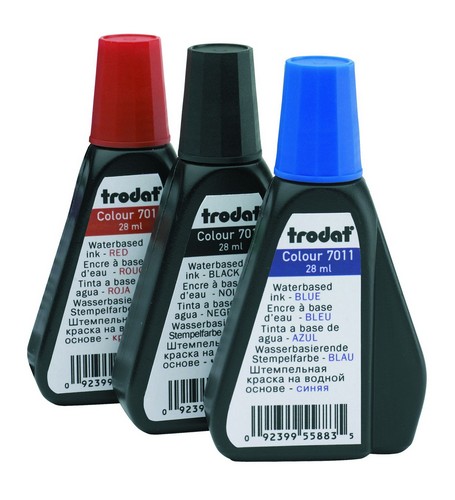 FRASCO DE TINTA TRODAT 7011 PARA ALMOHADILLA, 28ml