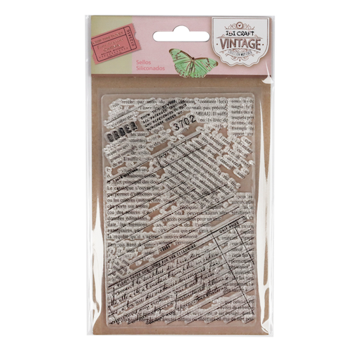 SET DE SELLOS SILICONADOS CRISTAL P/BASE ACRÍLICA IBI CRAFT, 1 PIEZA SERIE 