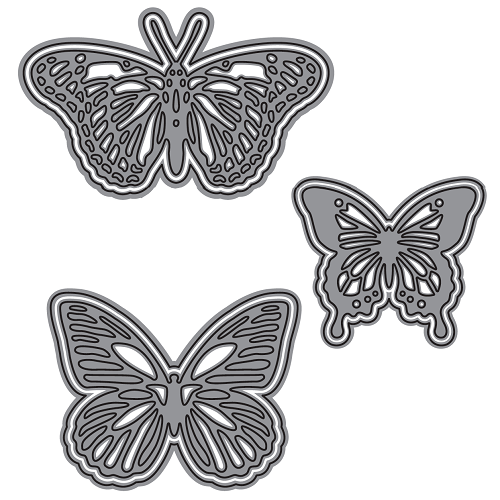 TROQUEL DE CORTE, FORMA MARIPOSAS P/MÁQ. TROQUELADORA DE 6