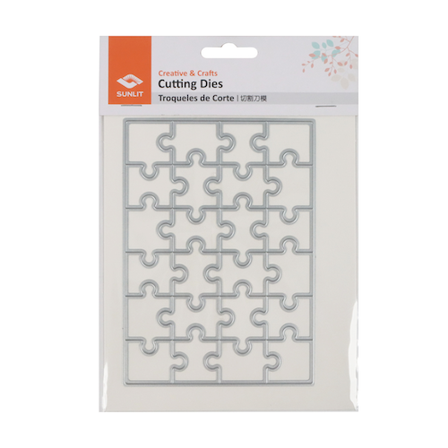 TROQUEL DE CORTE, FORMA PUZZLE P/MÁQ. TROQUELADORA DE 6