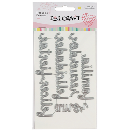 TROQUEL DE CORTE, FORMAS SERIE FAMILIA (5 PIEZAS) IBI CRAFT, CORREO BONITO - COLEC. 