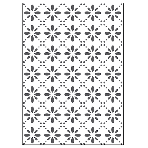 MATRIZ DE RELIEVE, TRAMA CELOSÍA DE GOTAS P/MÁQ.TROQUELADORA DE 6
