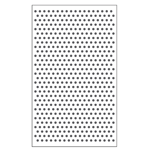 MATRIZ DE RELIEVE, TRAMA DE CÍRCULOS P/MÁQ. TROQUELADORA DE 3