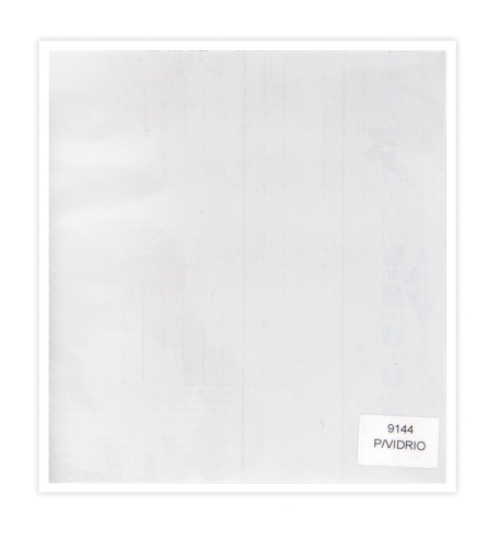 PAPEL AUTOADHESIVO OMEGA PARA VIDRIO. 45 CM X 10 MTS
