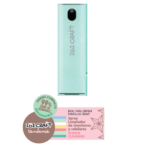 LIMPIADOR DE PANTALLAS IBI CRAFT TENDANCE, SPRAY 10ML, VERDE