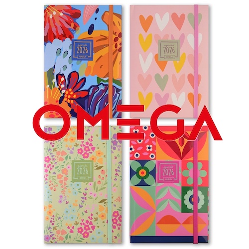 AGENDA OMEGA DÍA POR HOJA, A5, DESIGN