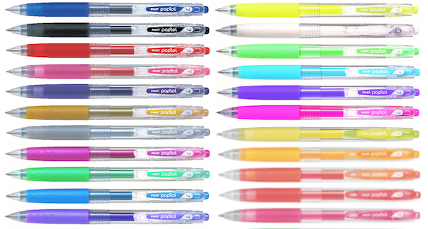 BOLÍGRAFO PILOT POP´LOL. 22  COLORES
