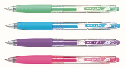 BOLÍGRAFO PILOT POP'LOL COLORES PASTEL. 5 COLORES