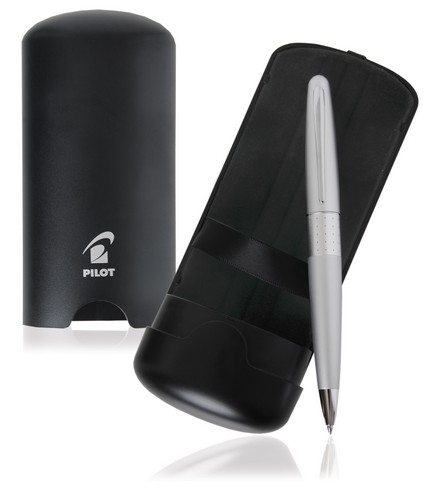 BOLÍGRAFO PILOT MR, C/ESTUCHE, CUERPO PLATEADO
