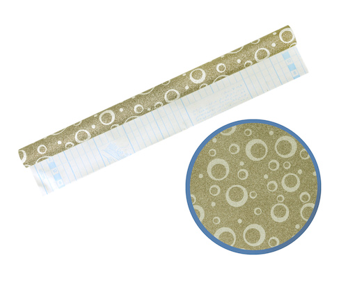 PAPEL AUTOADHESIVO OMEGA FANTASÍA C/BRILLANTINA. 45 CM X 1 MTS. C007-1