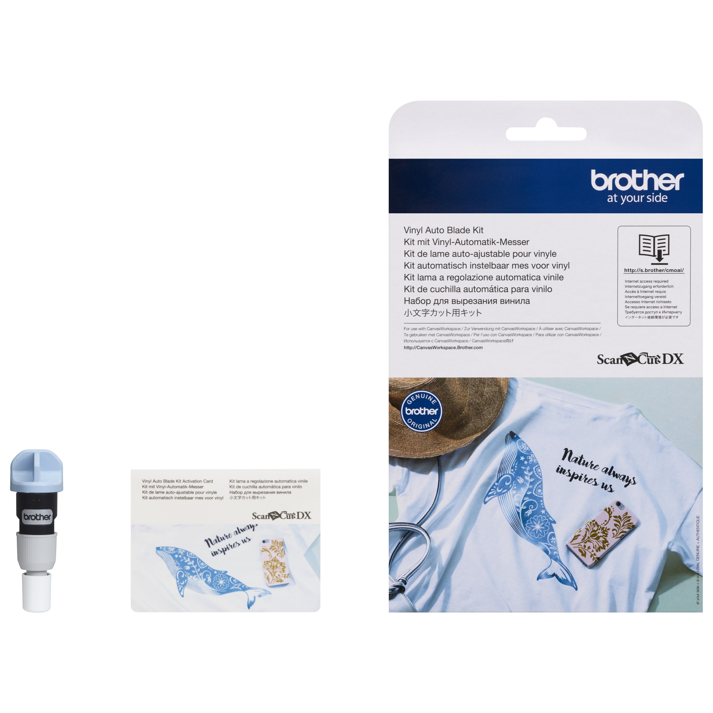 KIT DE CUCHILLA AUTOMÁTICA BROTHER PARA VINILO PARA PLOTTER SCANNCUT SDX125/SDX225
