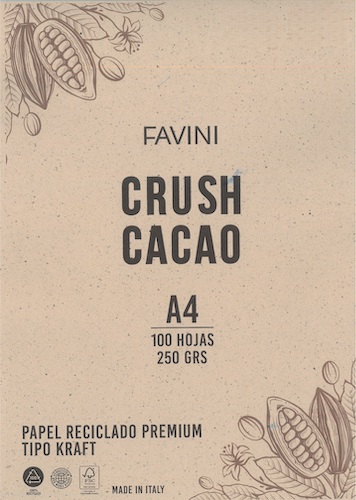 PAQUETE 100 HOJAS FAVINI CRUSH 250GR. A4