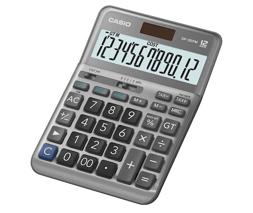 CALCULADORA CASIO DF-120