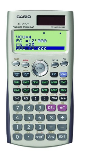 CALCULADORA CASIO FC-200