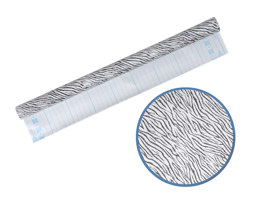 PAPEL AUTOADHESIVO OMEGA FANTASÍA C/BRILLANTINA. 45 CM X 1 MTS. FJ036