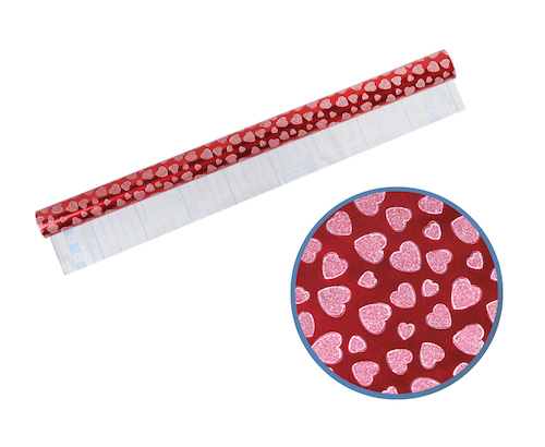 PAPEL AUTOADHESIVO OMEGA FANTASÍA C/BRILLANTINA. 45 CM X 1 MTS. FJ189