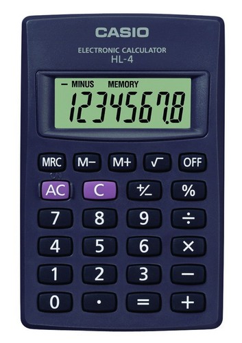 CALCULADORA CASIO HL-4