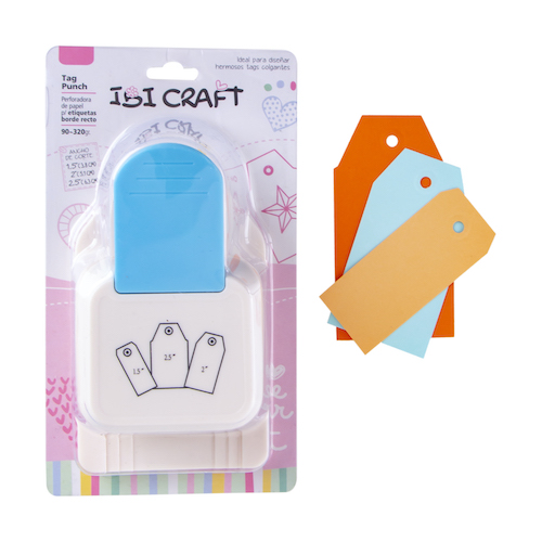 PERFORADORA IBI CRAFT PARA HACER ETIQUETAS DE PAPEL CORTE RECTO