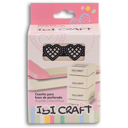 PERFORADORA DE BORDES IBI CRAFT, (51x51MM), DISEÑO CORAZONES