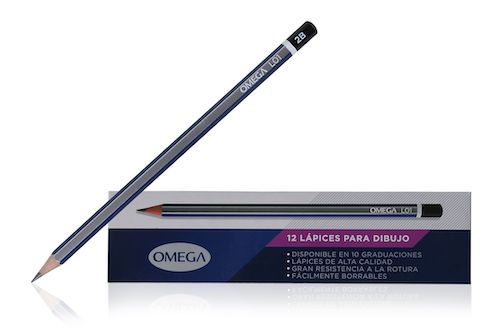 PACK DE 144 LÁPICES OMEGA DE GRADO 2H-6B