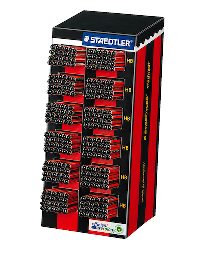 EXHIBIDOR CON 288 LÁPICES STAEDTLER TRADITION