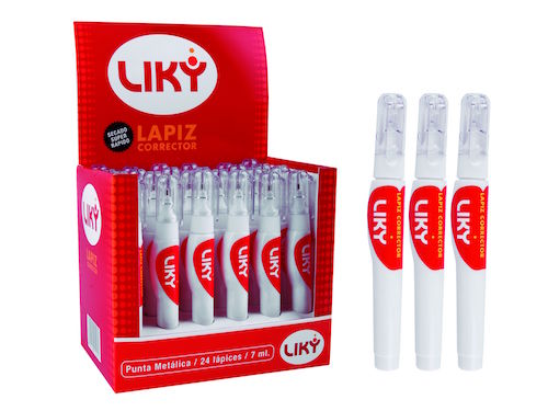 CAJÓN CON 576 CORRECTORES LÍQUIDOS  LIKY