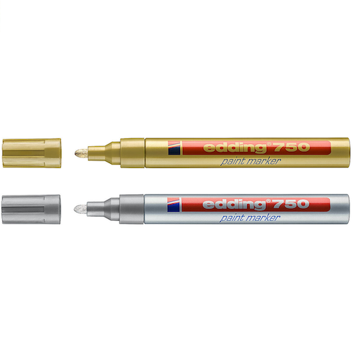 MARCADOR DE TINTA OPACA EDDING 750, 2 - 4 mm