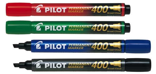 CAJA DE 12 MARCADOR PERMANENTE PUNTA BISELADA PILOT SCA-400